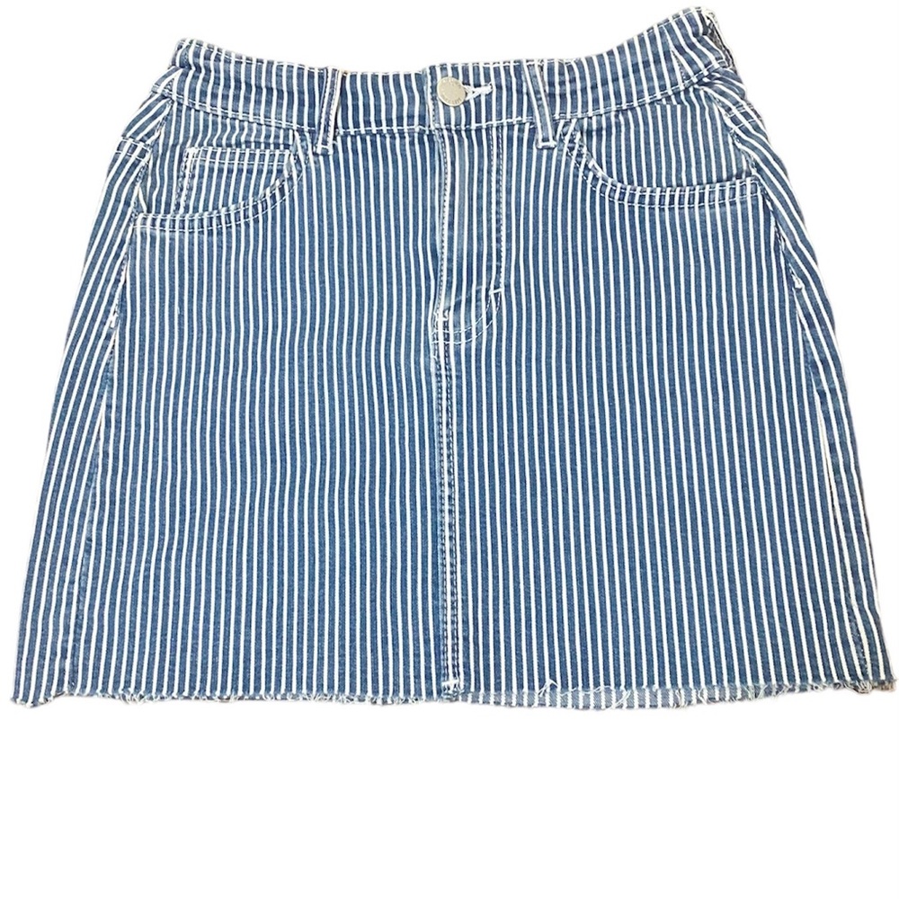 Blue mini skirt